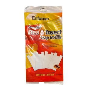Enforcer Over Nite Flea & Insect Trap Refills Replacement Glue Boards Flea (4)
